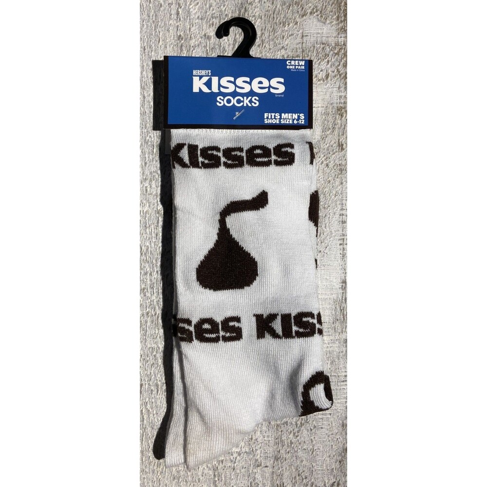 Hershey's Kisses Print Novelty Crew Socks - Men’s Size 6-12 - D023